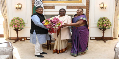 Hon'ble Governor With the Hon'ble President of India