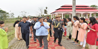 Hon'ble Governor visits Kumar Bhaskar Varma Sanskrit and Ancient Studies University in Nalbari