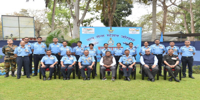 Hon'ble Governor visits Air Force station Jorhat