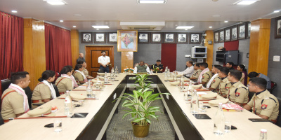 Assam Governor interacts with IPS probationers