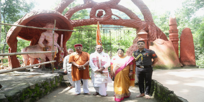 Governor along with the First Lady visits Bhimashankar Temple, Guwahati