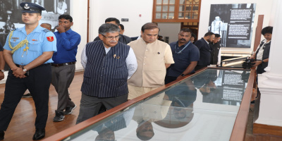 Hon'ble Governor along with CM, Assam at War Hero Museum