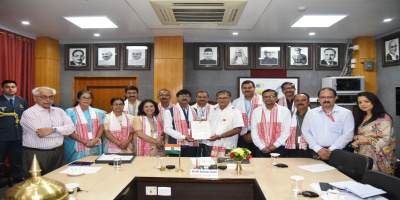 Assam Governor Gulab Chand Kataria felicitated the Principal and teachers of B Borooah College for having achieved Grade A++ in the National Assessment and Accreditation Council (NAAC) assessment