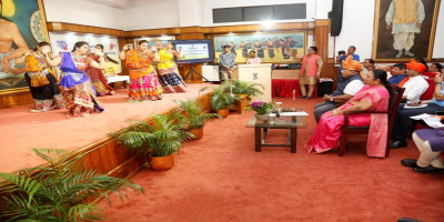 Celebrations of Gujarat and Maharashtra Divas at Raj Bhavan