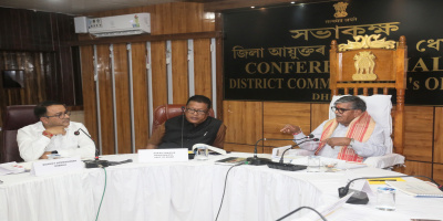 During the district review meeting of Dhemaji