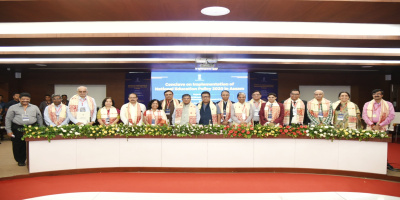 Governor along with the Education Minister and panelists of the conclave