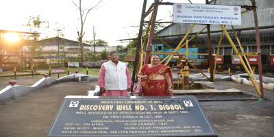 Governor and First Lady at Digboi