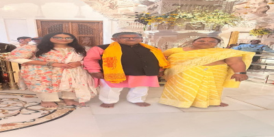 Governor and First Lady at Ram Mandir in Uttar Pradesh