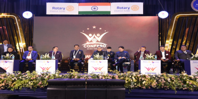 Governor attends 34th District Conference “Confero” of Rotary International District 3240