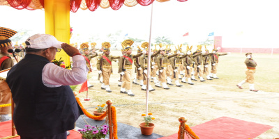 Governor attends All India Civil Defence & Home Guards day