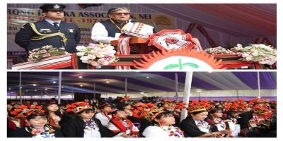 Governor attends the Golden Jubilee Celebration of Zeliangrong Heraka association