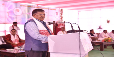 Governor speaking at GAU KUMBH