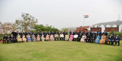 Governor with a group of IAS and ACS probationary officers at Raj Bhavan