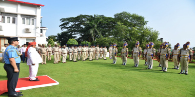 Governor with the CRPF officials