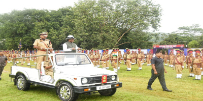 Hon'ble Governor during the 74th Assam Police Day