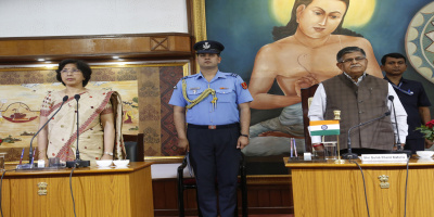 Hon'ble Governor administers oath to Nazreen Ahmed