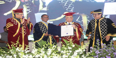 Governor attends fourth convocation of Royal Global University