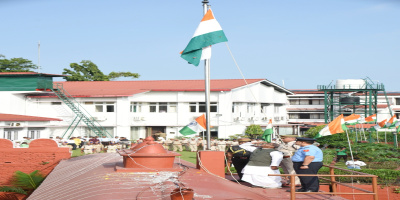 Assam Governor hoists the National Flag on the occasion of 78th Independence Day